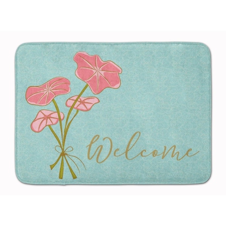 Carolines Treasures Bunch of Flowers Welcome Machine Washable Memory Foam Mat BB8554RUG